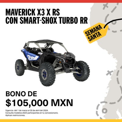 Maverick X3 X RS Con Smart Shox Turbo RR 2023